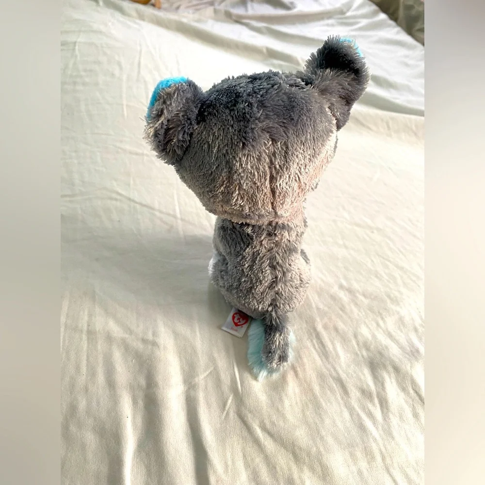 SHELL tysilk teddy boy good condition size tm color white gray - Picture 7 of 8